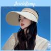Summer Wide Brim Foldable Sun Hat For Women With Uv Protection And Breathable Ice Silk Material