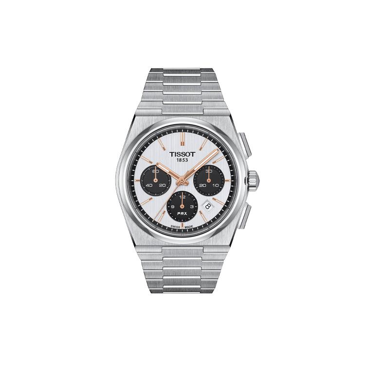 Tissot Colecția PRX Mișcare Mecanică Automată Ceasuri pentru Bărbați Ceas 42mm Cadran Alb Carcasă din Oțel Inoxidabil T137.427.11.011.00