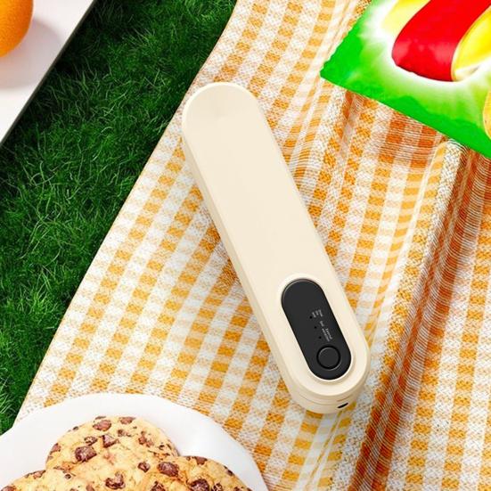 Automatic Vacuum Sealer Machine 60kPa Strong Suction 3 Modes Adjustable Easy to Use Cordless Rechargeable Food Sealer