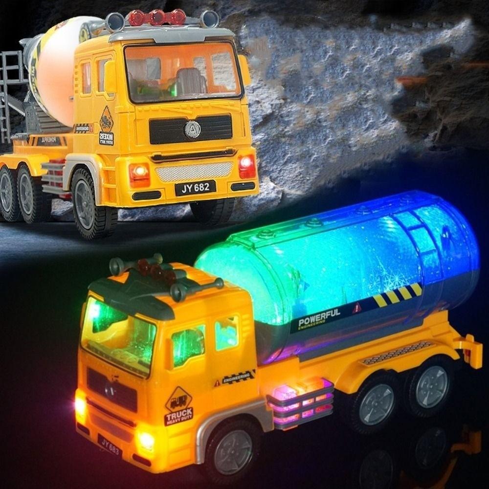 Flashing LED Fire Truck Toy Sound Light Engineering Vehicles Toy Model Vehicles  Children's Toy
