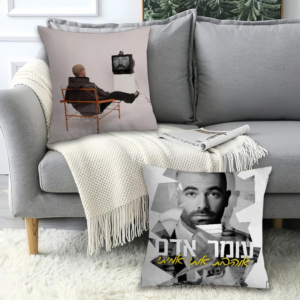Israeli Singer Omer Adam Pillow Case Office Cushions Suitable For Sofa Car Bedroom Decorative Cushion Cover