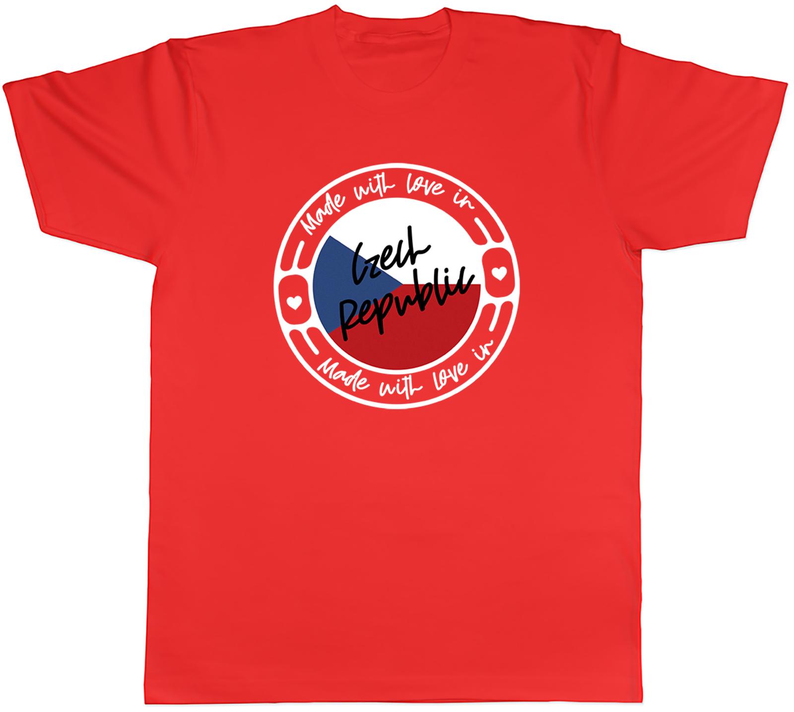 Made With Love In Czech Republic Unisexs Unisex TShirt Tee S