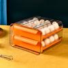 Transparent Egg Storage Box Plastic Kitchen Organizer Rack Sealed Kitchen Egg Box  Kitchen Storage