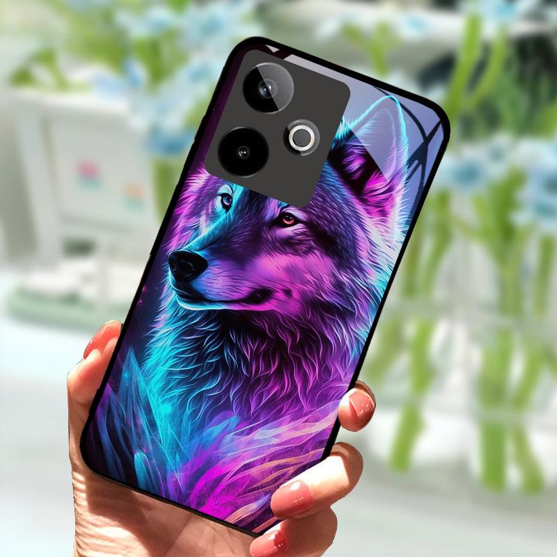 Pro Realme GT7 5G Pouzdro Nové Módní Zadní Kryt z Tvrzeného Skla Pevné PC Pouzdro na Telefon Pro Realme GT 7 Fundas Nárazuvzdorné Pouzdro