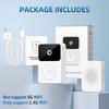 Wireless Video Doorbell with HD Camera, Wide Angle, Smart Voice Intercom, WiFi Support, Rechargeable Lithium Polymer Battery, Application Control