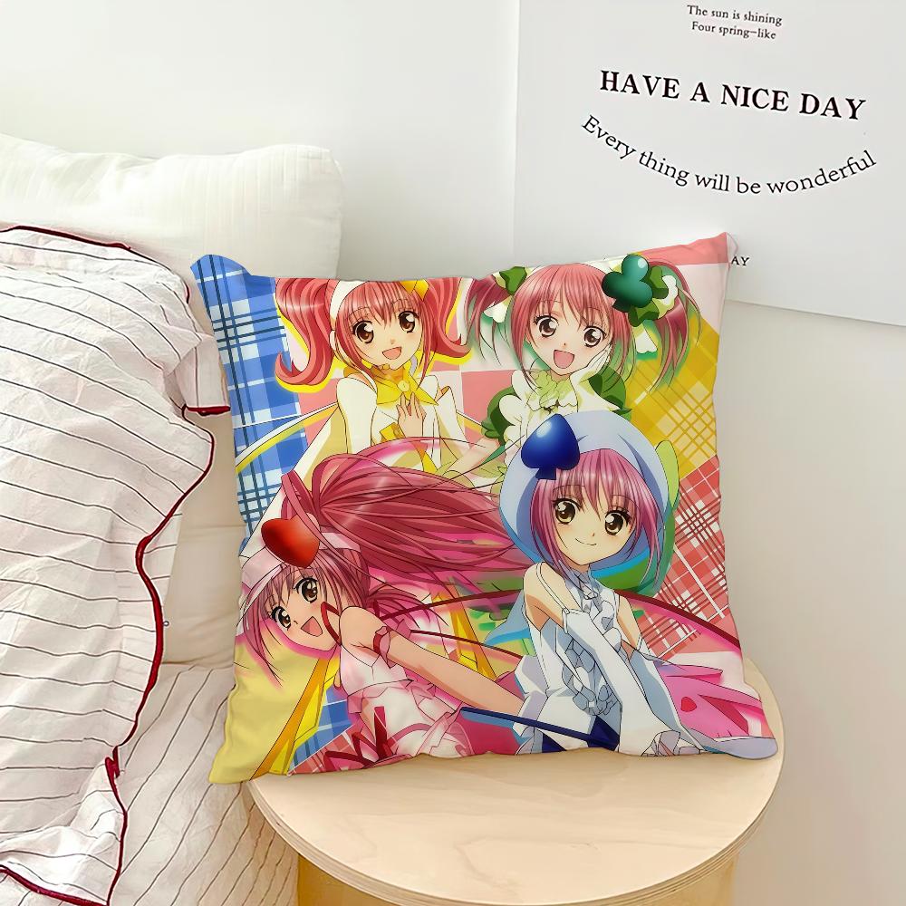 Classic Anime S-Shugos C-Chara Cute Girl Comfortable Soft Hogar Pillowcase For Sofa Living Room Bed Home Decor Protective Covers