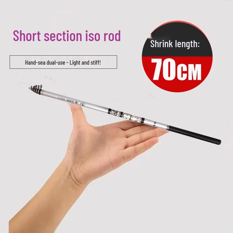 IOSN Ultralight Fiberglass Rock Fishing Rod