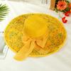 Korean Version Of Trendy Women'S Summer Sun Hat With Large Brim Straw Hat, New Sun Hat Beach Hat Sun Hat Outdoor Sun Hat