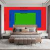 2D Zen Buddha Tapestry Cherry Blossom Waterfall Backdrop Cloth for Living Room