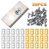 36/30Sets Lawn Mower Blades for Mammotion Luba Robot Metal Blades Replacement Double Hole Mower Blades with Washers & Screw
