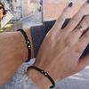 Brățară unisex 26 de litere frânghie de inimă Brățară de cuplu manuală reglabilă