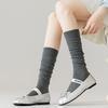 Autumn and Winter Light Colors Jk Versatile Half-socks, Thin Spring-summer Calf Socks, Stylish Ballet Mid-length Stacked Socks