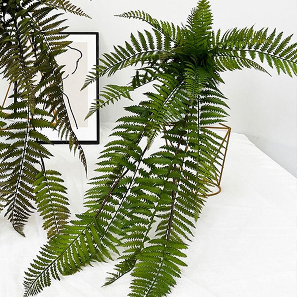 Tropical Plants Artificial Persian Leaf Artificial Boston Fern Plants Balcony Decoration