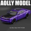 Scale 1:32 SRT Hellcat Viper Car Model Toy Shock Absorption Doors Opened Pull Back Sports Cars Models Toys Metal Ornaments