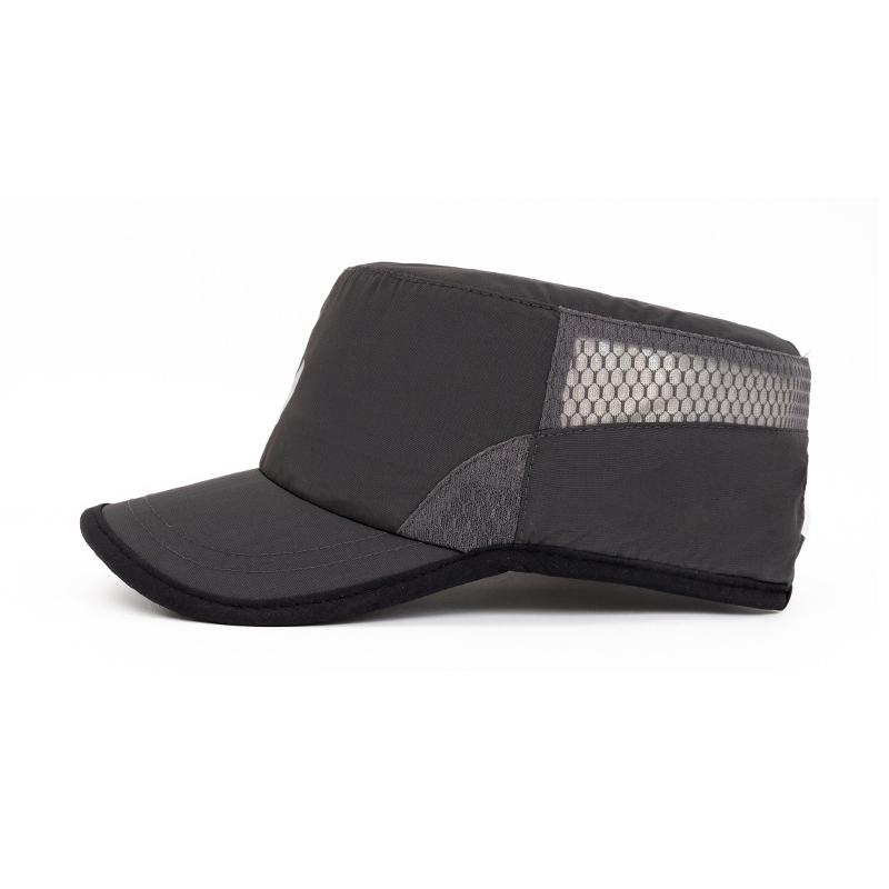 Summer Quick-Drying Flat Cap Men Breathable Sweat-Absorbing Mesh Baseball Cap Outdoor Sports Mountaineering Sunshade Cap