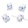 Ceramic Vertical Hole Hand-painted Beads Loose Spacer Charms for DIY Bracelet Necklace Jewelry Making Accessories