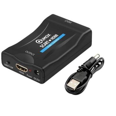Peritel Scart To HDMI Converter Adapter Scart To HDMI 1080P HD for DVD, Sky Box, STB, Etc.