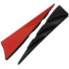 2Pcs Black Cars Auto Vehicle Tuning Air Flow Intake Scoop Bonnet Vent Cover Hood Trim Decoration Universal Exterior Accessories