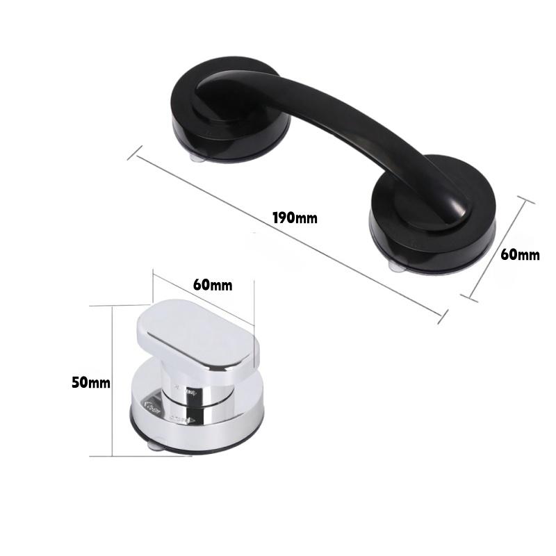 Non-Marking Suction Cup Handles No Drilling Shower Handle,Anti-slip Handrail for Bathroom Glass Doors Window Cupboards Wardrobes