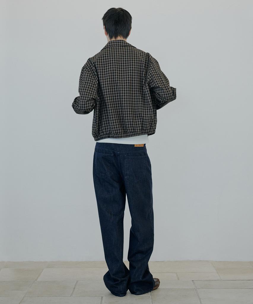 Nuakle Check Blouson_Black
