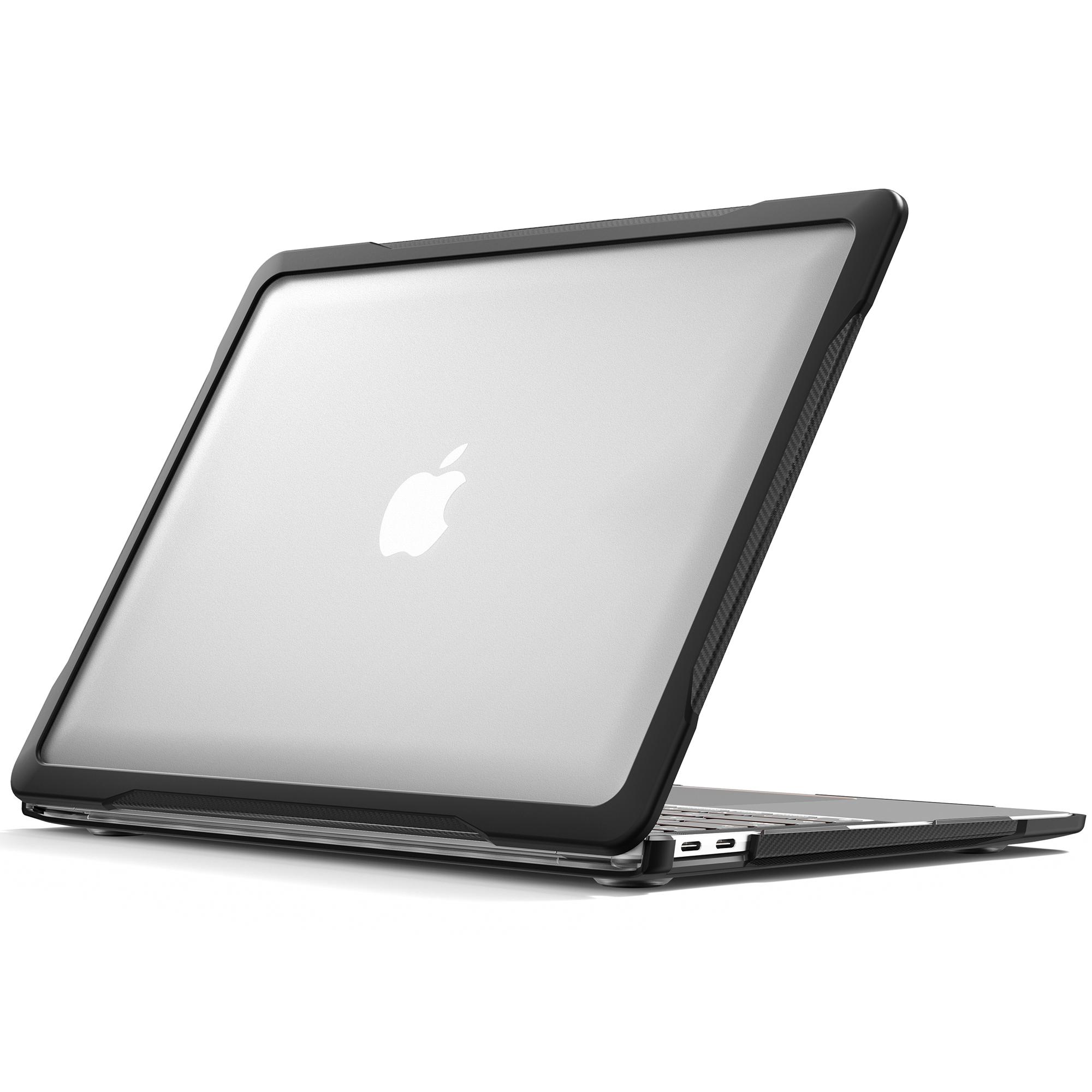 

For MacBook Air 13 inch (2018) A1932/(2020) A2337 M1 A2179 Shockproof PC+TPU Cover Anti-Drop Laptop Case Transparent