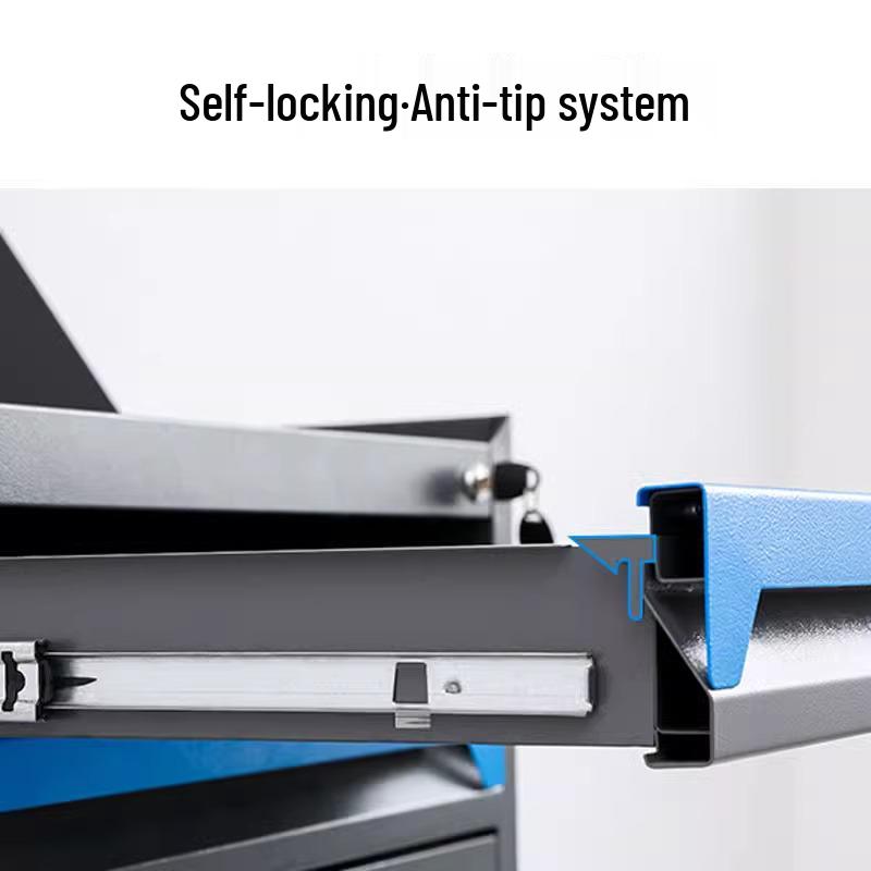 Heavy-duty Multi-layer Mobile Auto Repair Trolley with Drawers