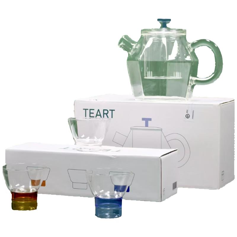 

Minimalist Crystal Glass Teaware Set