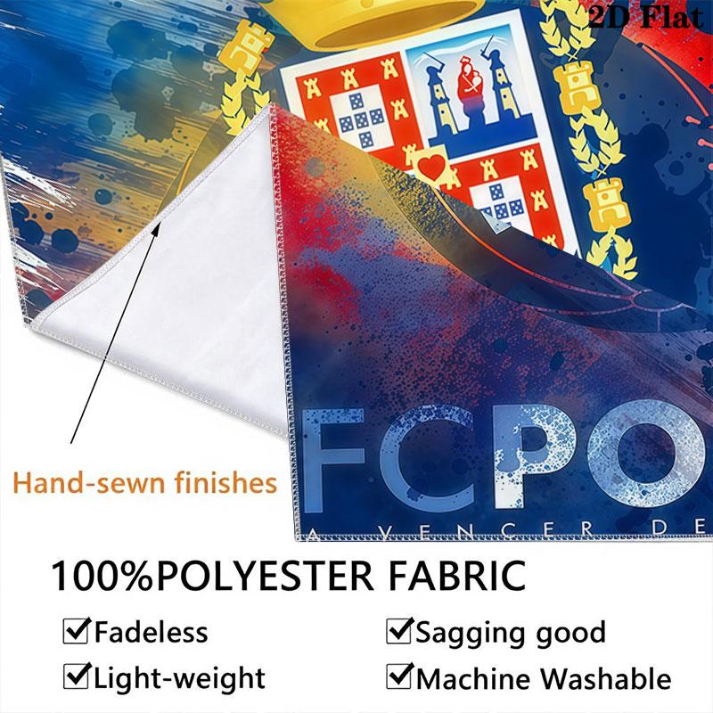FC Porto Wall Hanging Printed Fabric Blanket Decorative Tapestries for Bedroom Living Room Home Decor