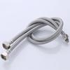2pcs Stainless Steel Flexible Water Supply Hose G 1/2 Cold Faucet Plumbing Pipe For Bathroom Kitchen Sink