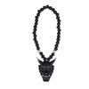 1Pc Hannya Helmet Car Accessories Charm Rear View Mirror Samurai Auto Ornament Japanese Oni Hanging Pendant