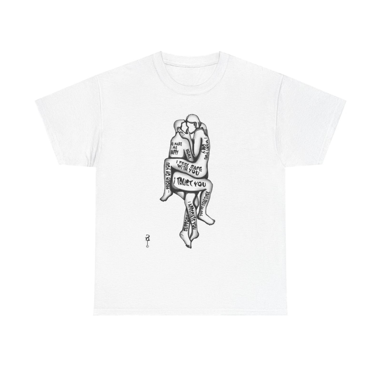 Men s and Women s T-shirts Sexy Couple Graphic XXXXL
