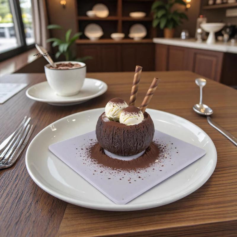 3D Simulation Coconut Shaped Silicone Mold for DIY Mousse Cake Dessert Chocolate Aromatherapy Candle Gypsum Soap Baking Mould
