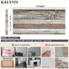 Wood Contact Paper Peel and Stick Wallpaper Self Adhesive Removable Vintage Faux Wood Wall Paper Plank Shelf Home Decoration