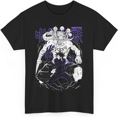 Jujutsu Megumi T-Shirt Anime Unisex Kaisen Fushiguro Anime Japanese Cotton JJK M-79