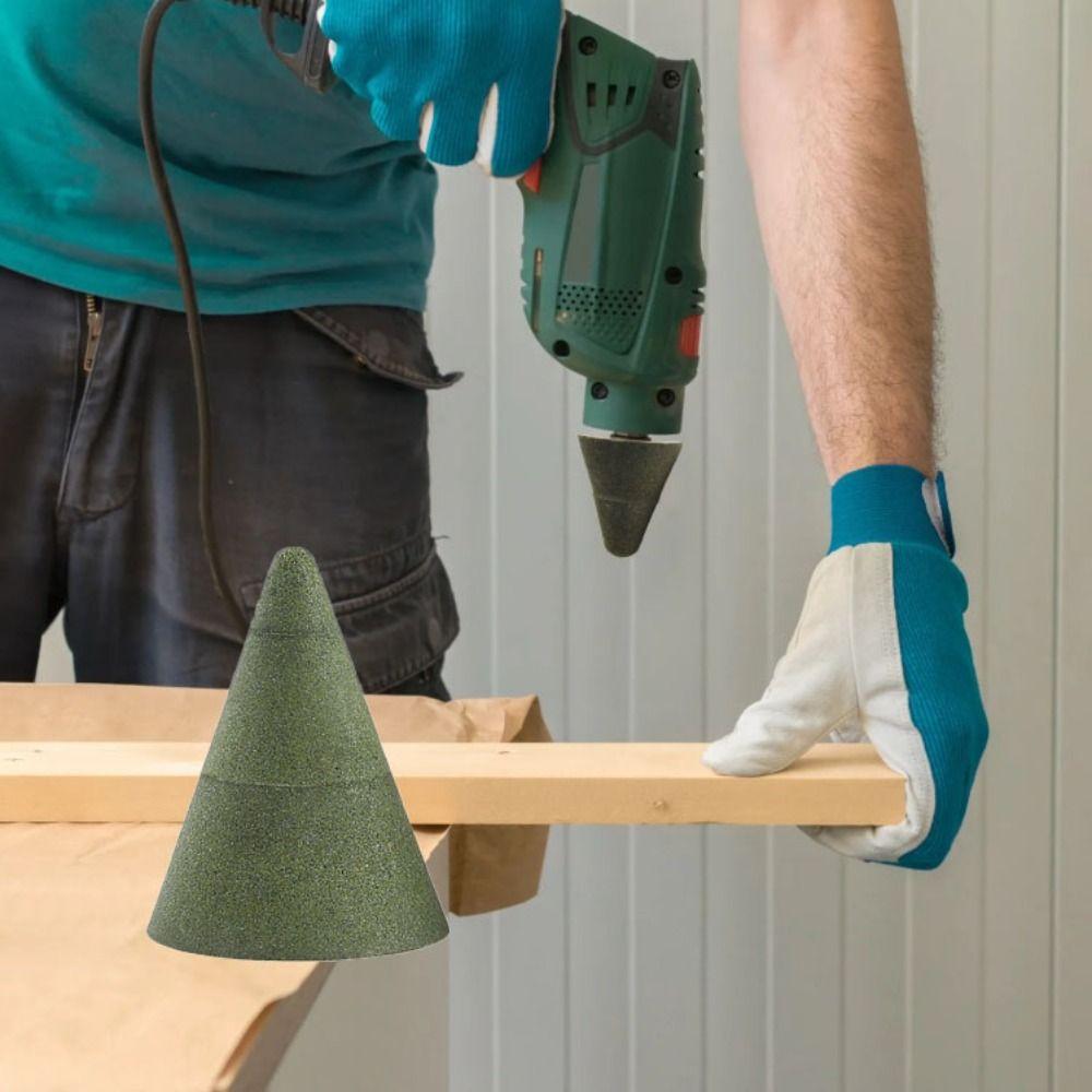 Cone Shape Cone Shape Polishing Wheel 50/100/200 Grits Tile Trimming Tool Internal Hole