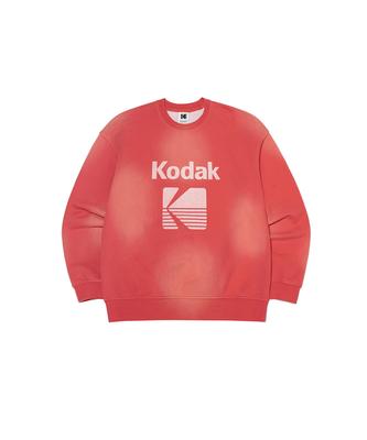 KODAK Color Eye Semi-Overfit Sweatshirt Red