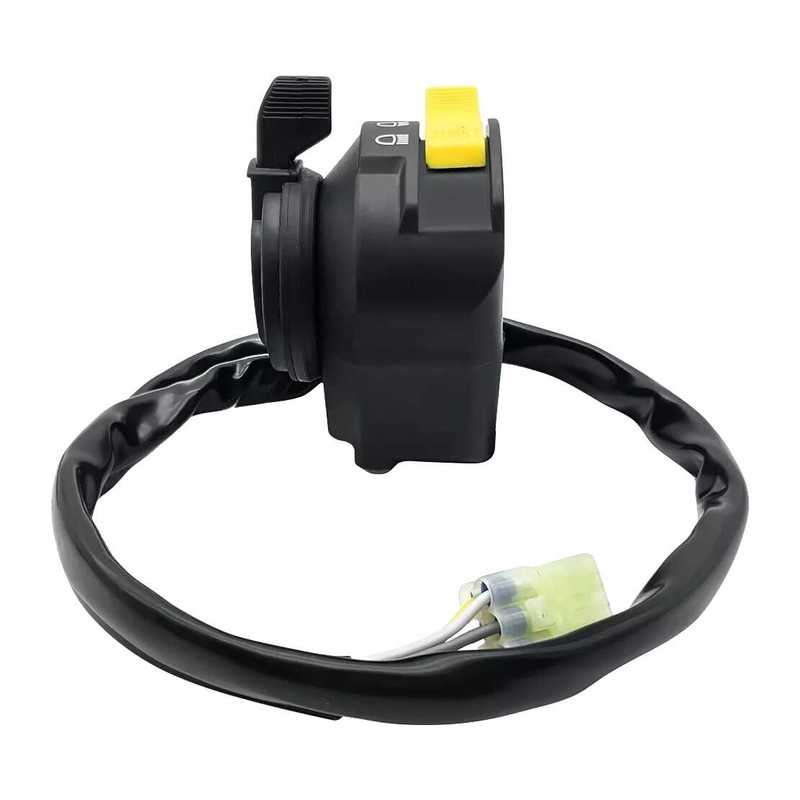 Left Handlebar Headlight Start Stop Switch Assembly 37400-09F02 Fit for Suzuki ATV Ozark 250 LT-F250 2002-2014 37400-27H00