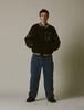 Namerclothing N Boucle Varsity Jacke Schwarz