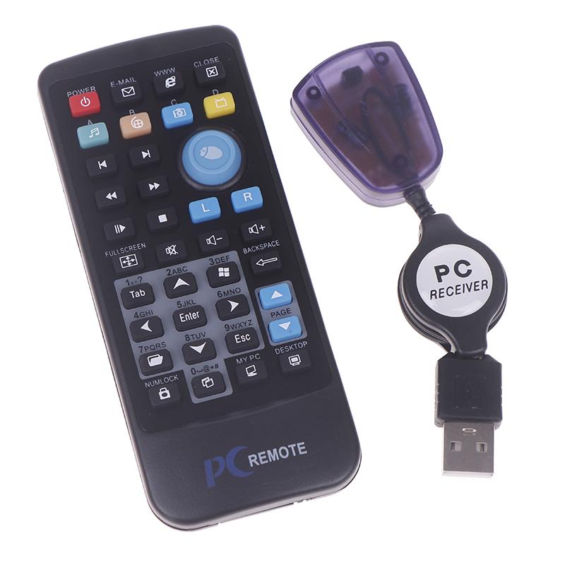 Wireless Pc Mouse Remote Control Controller Usb Receiver Ir Remote Control Tools For Laptop Pc Computer Center Windows 7 8 10 Xp