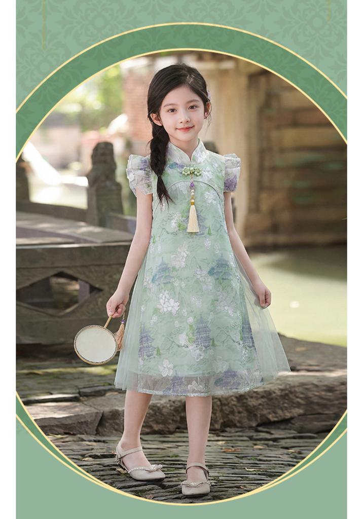 Children's Hanfu Chinese Style Summer Dress
