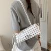 Fashionable Polka Dots PU Leather Sweet Girls Underarm Bag Women's New Fashion All-match Commuter Shoulder Bag Female Daily Use