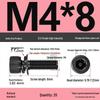 12.9 Grade M4-M12 Socket Head Cap Screw with Washer: Three-Piece Cylindrical Bolt
