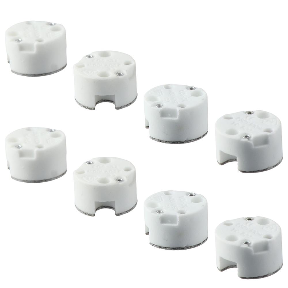

8PCS 250V Base Socket 100W Halogen Lamp Holder LED Lamp Gu5.3
