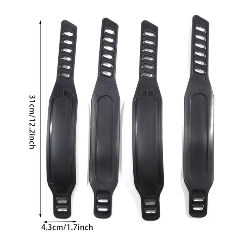 4pack Fitness Bike Pedal Strap Professional Foot Antiskid Belt Modified Part for Home and Gyms Use