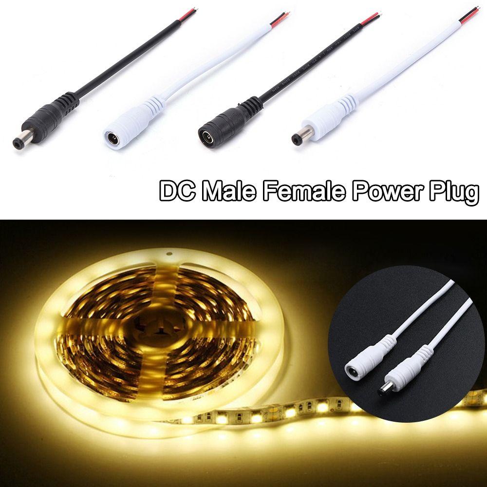 

Проводка светодиодной ленты, разъем питания постоянного тока «папа-мама» 5,5x2,1 мм, разъемы для светодиодных лент постоянного тока