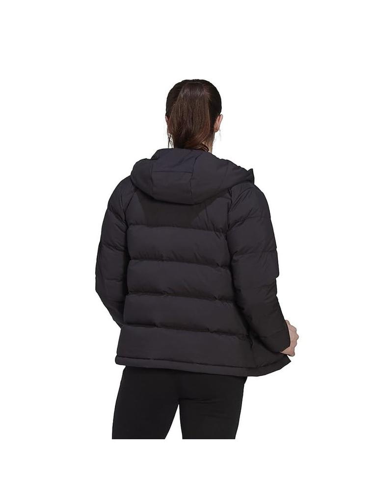 Adidas Helionic Hooded Down Black Size CS785 Jacket, Women's, (HG8747), L,