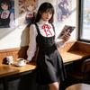 Supernatural Action Team Mia Cosplay Dress With Polyester Fabric For Anime Game Role Play