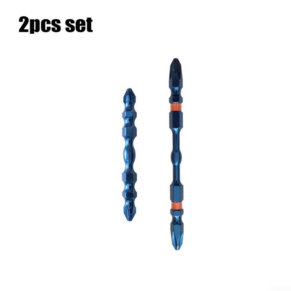 Schraubendreher-Bit magnetisch PH 2 1/2 Stück legierter Stahl blau