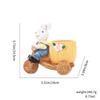 Easter Rabbit Decor Planter Cartoon Bunny Resin Handicraft Succulent Flower Pot Craft Decoration For Shelf Balcony Bedroom