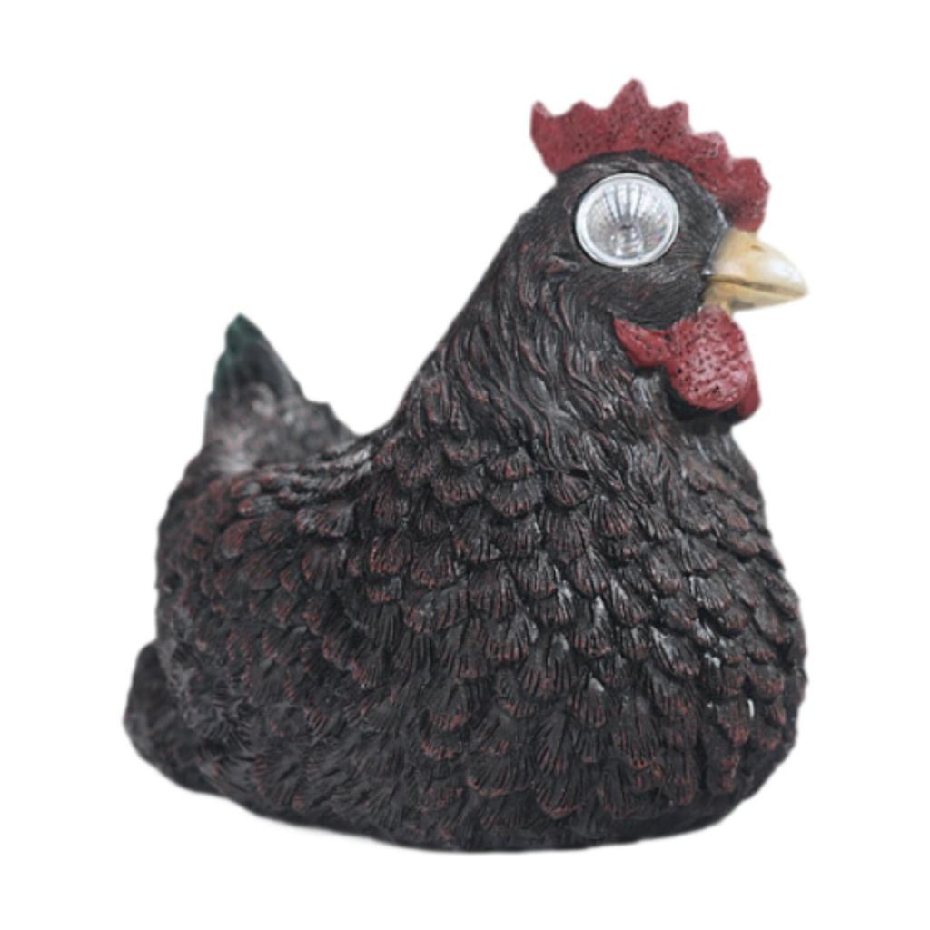 Chicken Flower Pot Multiuse Chicken Sculpture Home Ornament Patios Resin Plant Pot for Kitchen Indoor Backyard Office Desk